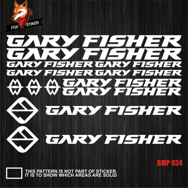 Bicycle Frame Decal Stickers  GARY-01